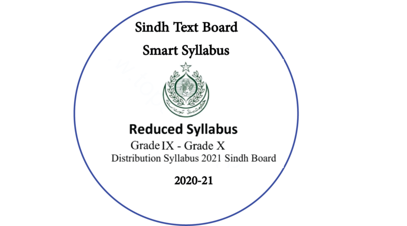 Sindh Board Syllabus